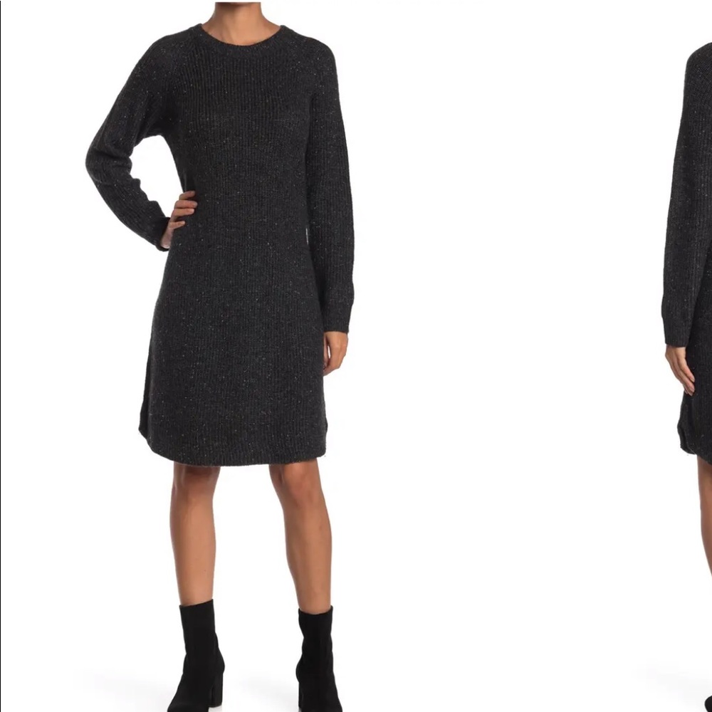 NWT Madewell curved hem sweater dress